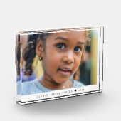 Eleganter moderner Fotoblock (Links)