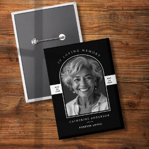 Eleganter moderner Gedenkbogen für liebevolle Erin Button