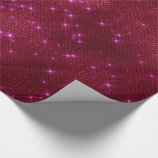 Eleganter, moderner, geistlicher Rose Gold Glitzer Geschenkpapier (Ecke)