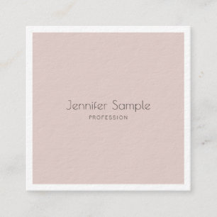 Eleganter moderner Glamour Design Luxuriöse Vorlag Quadratische Visitenkarte