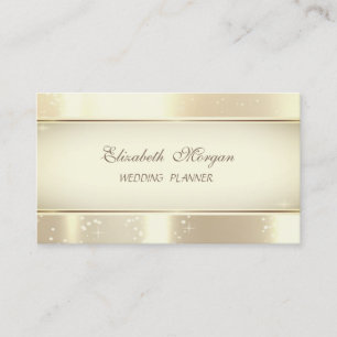 Eleganter moderner Glamour, Falsches Gold, Bokeh Visitenkarte