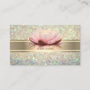 Eleganter moderner Glitter Bokeh, Goldstreifen Lot Visitenkarte