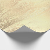 Eleganter moderner Glitzer aus Goldmarmor Geschenkpapier (Ecke)