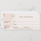 Eleganter moderner Gold Glitzer Rosa Rosa (Rückseite)