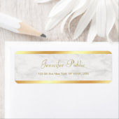 Eleganter moderner Gold-Marmor Handgeschriebener S (Insitu)