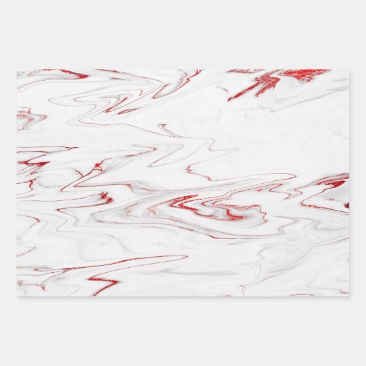 Eleganter moderner, goldfarbener Marmor Geschenkpapier Set (Vorderseite 3)