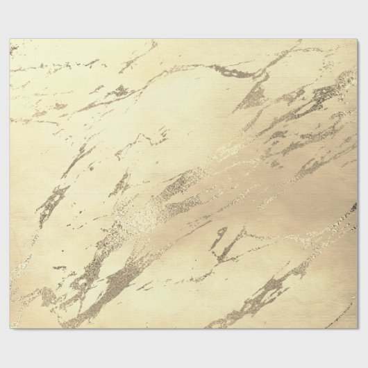 Eleganter moderner Goldmarmor Geschenkpapier (Flach)