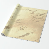 Eleganter moderner Goldmarmor Geschenkpapier (Ungerollt)