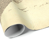 Eleganter moderner Goldmarmor Geschenkpapier (Rolleneckpunkt)