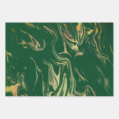 Eleganter moderner Goldmarmor Geschenkpapier Set (Vorderseite 3)