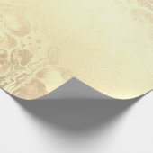 Eleganter moderner Goldmarmor-Look Geschenkpapier (Ecke)
