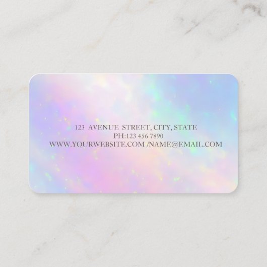 Eleganter, moderner Goldrand Lotus Visitenkarte (Rückseite)