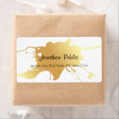 Eleganter, moderner Goldrausch Beruflicher Versand (Insitu)