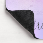 Eleganter, moderner Gradientenmarmor aus violettem Mousepad (Ecke)