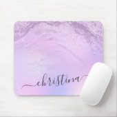 Eleganter, moderner Gradientenmarmor aus violettem Mousepad (Mit Mouse)