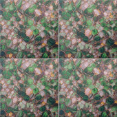 Eleganter moderner Green und Gold Pebble Fliese