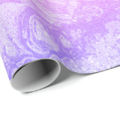 Eleganter, moderner holografischer Marmor Geschenkpapier (Rolleneckpunkt)