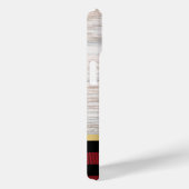 Eleganter, moderner Holzwoldgoldbüffel Karierter N Case-Mate iPhone Hülle (Rückseite / Rechts)