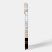 Eleganter, moderner Holzwoldgoldbüffel Karierter N Case-Mate iPhone Hülle (Rückseite / Links)