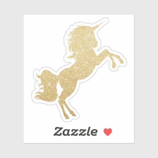 Eleganter moderner hübscher Glitzer Aufkleber (Blatt)