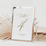 Eleganter moderner Kalligrafiestabelle 4 Hochzeit Tischnummer<br><div class="desc">*** Bitte geben Sie H064 in den Shop-Suche ein, um alle passenden Artikel zu finden *** Oder besuchen Sie unsere Elegant Calligraphy Collection. *** Dieses hochwertige Design ist einfach zu anpassen, um Ihre Hochzeitsfarben, Stile und Thema. Für weitere Anpassungen klicken Sie bitte auf den Link "Edit using Design Tool" und...</div>