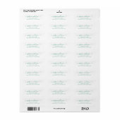 Eleganter moderner Kalligraphie Script Forest Gree (Vorne)