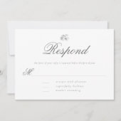 Eleganter moderner klassischer Minimal B W Wedding
