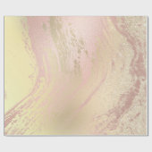 Eleganter, moderner Kupferbarsch-Glitzer-Rose Geschenkpapier (Flach)