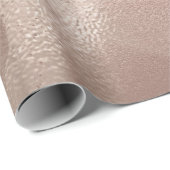 Eleganter, moderner Kupfergold und rosa Marmor aus Geschenkpapier (Rolleneckpunkt)