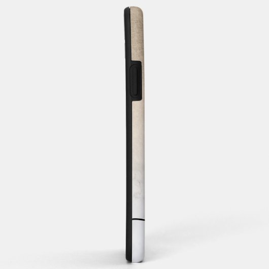 Eleganter, moderner Kupfergoldmarmor Case-Mate iPhone Hülle (Hinten/Rechts)