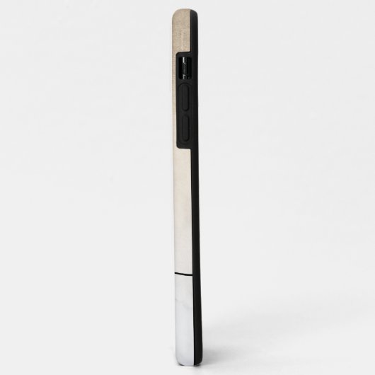 Eleganter, moderner Kupfergoldmarmor Case-Mate iPhone Hülle (Hinten/Links)