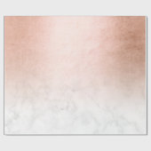 Eleganter, moderner Kupfergoldmarmor Geschenkpapier (Flach)