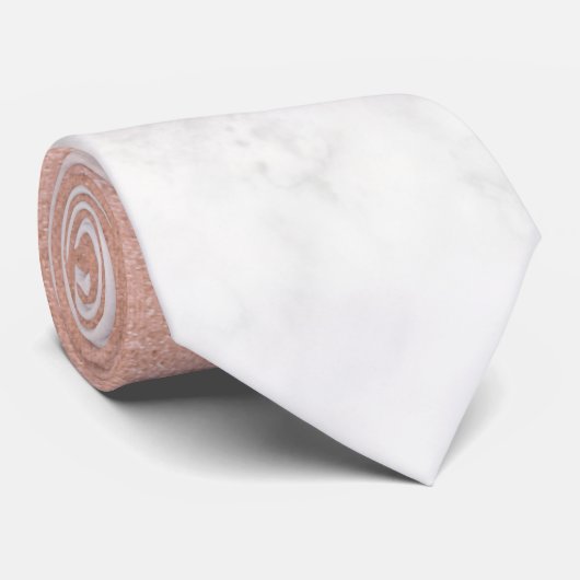 Eleganter, moderner Kupfergoldmarmor Krawatte (Gerollt)