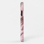 Eleganter moderner Kupfermarmor-Look aus goldfarbe Case-Mate iPhone Hülle (Hinten/Rechts)