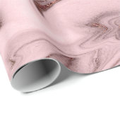 Eleganter moderner Kupfermarmor-Look aus goldfarbe Geschenkpapier (Rolleneckpunkt)