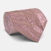 Eleganter moderner Kupfermarmor-Look aus goldfarbe Krawatte (Gerollt)