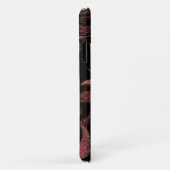 Eleganter, moderner Kupferstich-Rose-Goldgold-Marm Case-Mate iPhone Hülle (Hinten/Rechts)