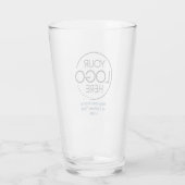 Eleganter moderner Logomitarbeiter/Firma SWAG Blue Glas (Rückseite)