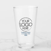 Eleganter moderner Logomitarbeiter/Firma SWAG Blue Glas (Vorderseite)