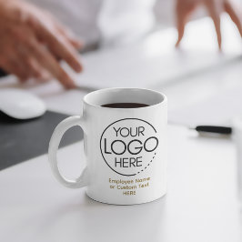Eleganter moderner Logomitarbeiter/Firma SWAG Gold Kaffeetasse
