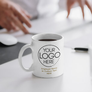 Eleganter moderner Logomitarbeiter/Firma SWAG Gold Kaffeetasse
