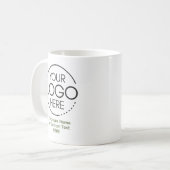 Eleganter moderner Logomitarbeiter/Firma SWAG Gree Kaffeetasse (Vorderseite Links)