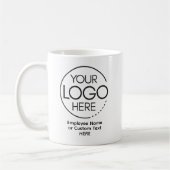 Eleganter moderner Logomitarbeiter/Firma SWAG Kaffeetasse (Links)