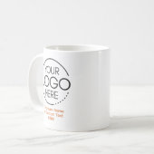 Eleganter moderner Logomitarbeiter/Firma SWAG Oran Kaffeetasse (Vorderseite Links)