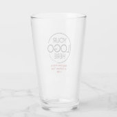 Eleganter moderner Logomitarbeiter/Firma SWAG Red Glas (Rückseite)