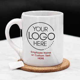 Eleganter moderner Logomitarbeiter/Firma SWAG Red Kaffeetasse