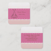 Eleganter moderner Luxus Beruflich, Kleid Quadratische Visitenkarte (Vorne/Hinten)