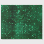 Eleganter moderner, mädchenhafter grüner Glitzer Geschenkpapier (Flach)