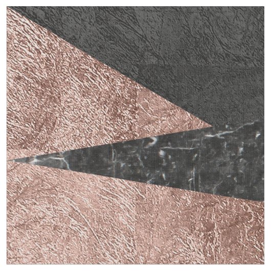 Eleganter moderner Marmor, Rosen-Gold u. schwarzes Stoff (Nahaufnahme)