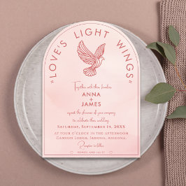 Eleganter moderner Minimal Romeo und Julia Zitat R Acryleinladungen